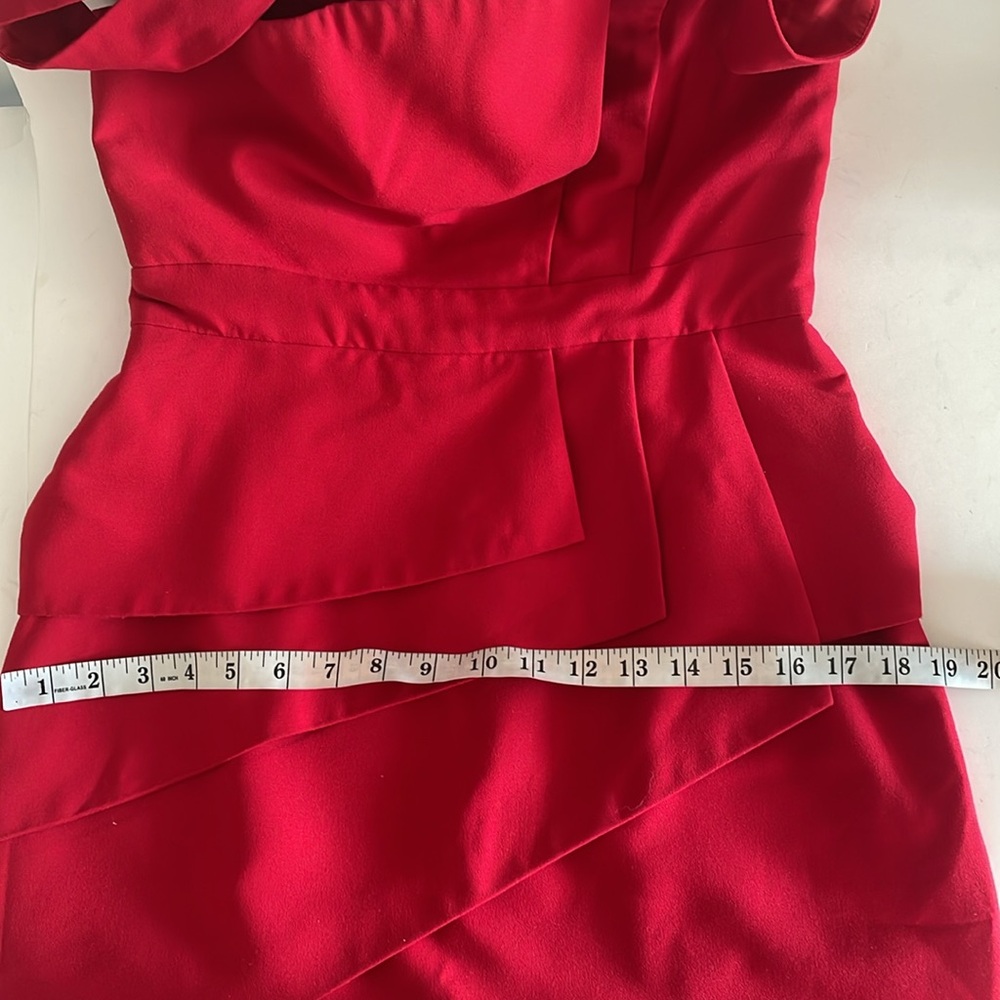 Black Halo Red Midi Dress - Picture 10 of 11